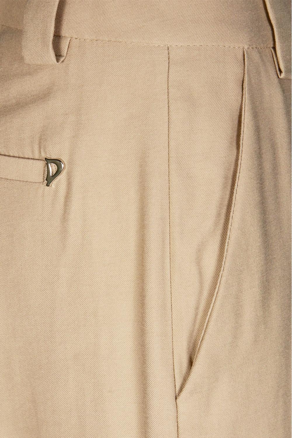 Pantaloni Abby wide leg in gabardina di viscosa DP883 IF0049D-XXX004 Dondup 