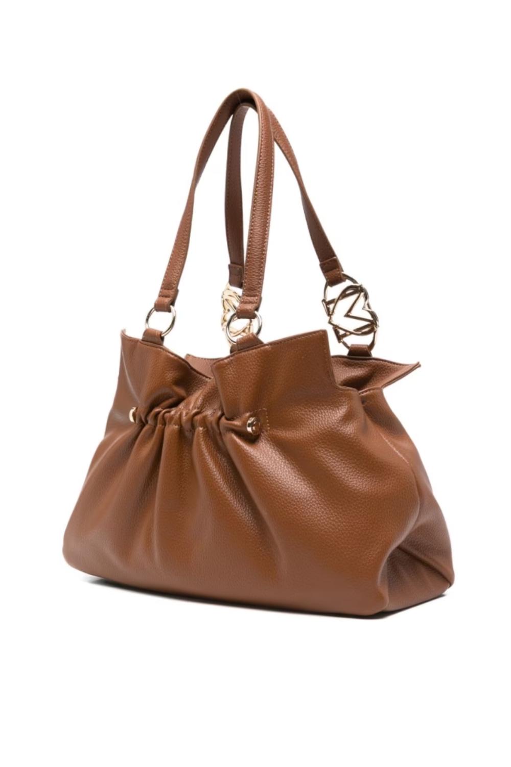 Borsa a spalla Love Moschino cuoio con logo in metallo JC4009PP1O LB0200 Love Moschino 