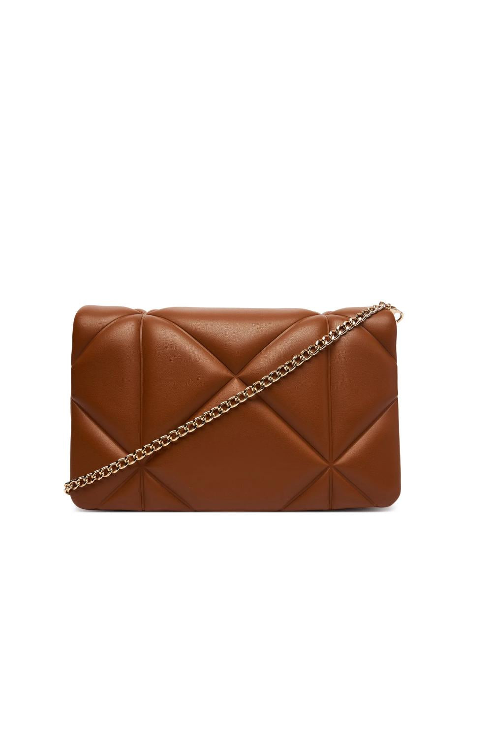 Borsa a tracolla Love Moschino trapuntata cuoio con logo cuore in metallo JC4043PP1O LC0200 Love Moschino 
