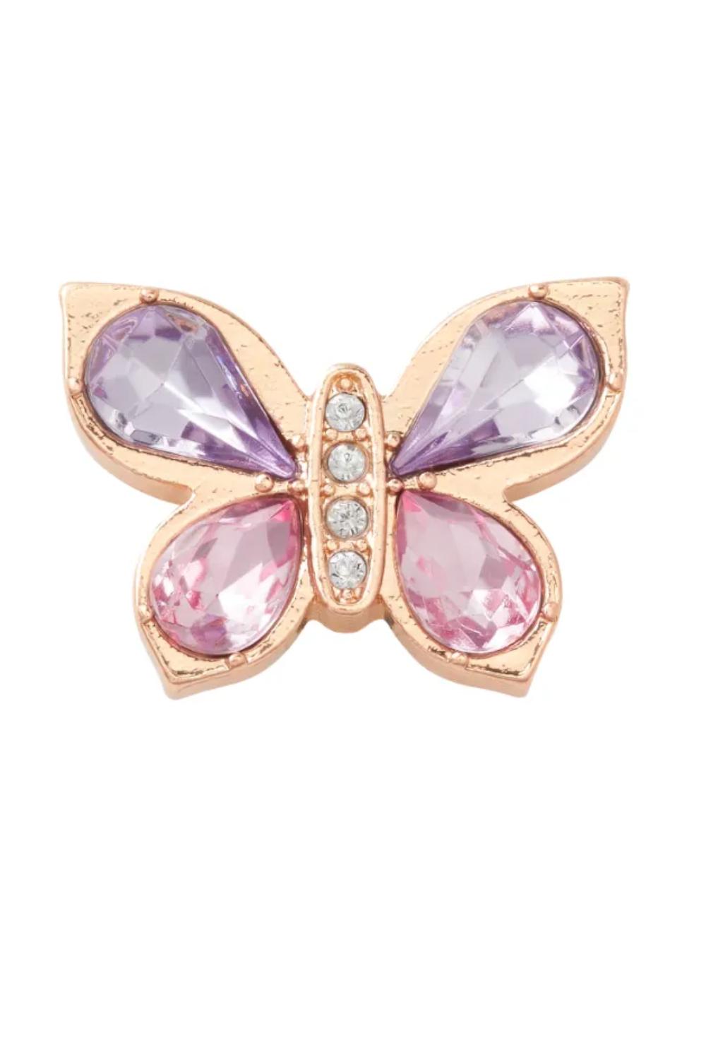  3935 GOLD BUTTERFLY W/GEM Crocs 