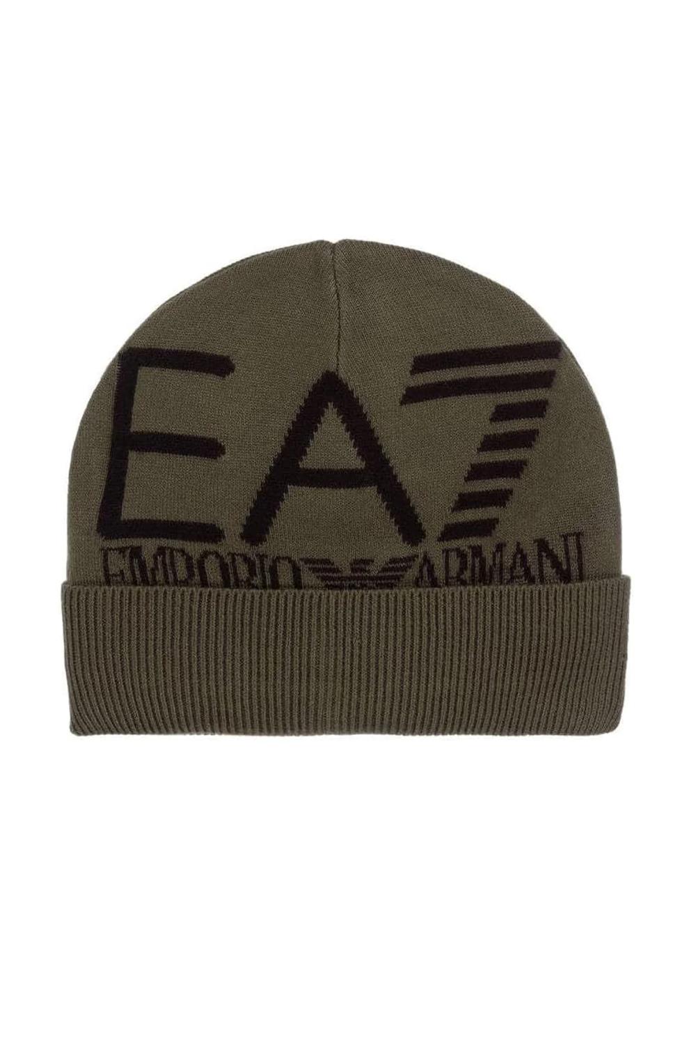 Beanie Visibility con maxi logo EA7 7X000006 AF11994M8051 EA7 Emporio Armani 
