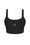 Slim ribbed cotton bra top