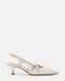 Décolleté Slingback con fibbie e tacco basso LINDALE IVY PEARL PATENT Steve Madden 