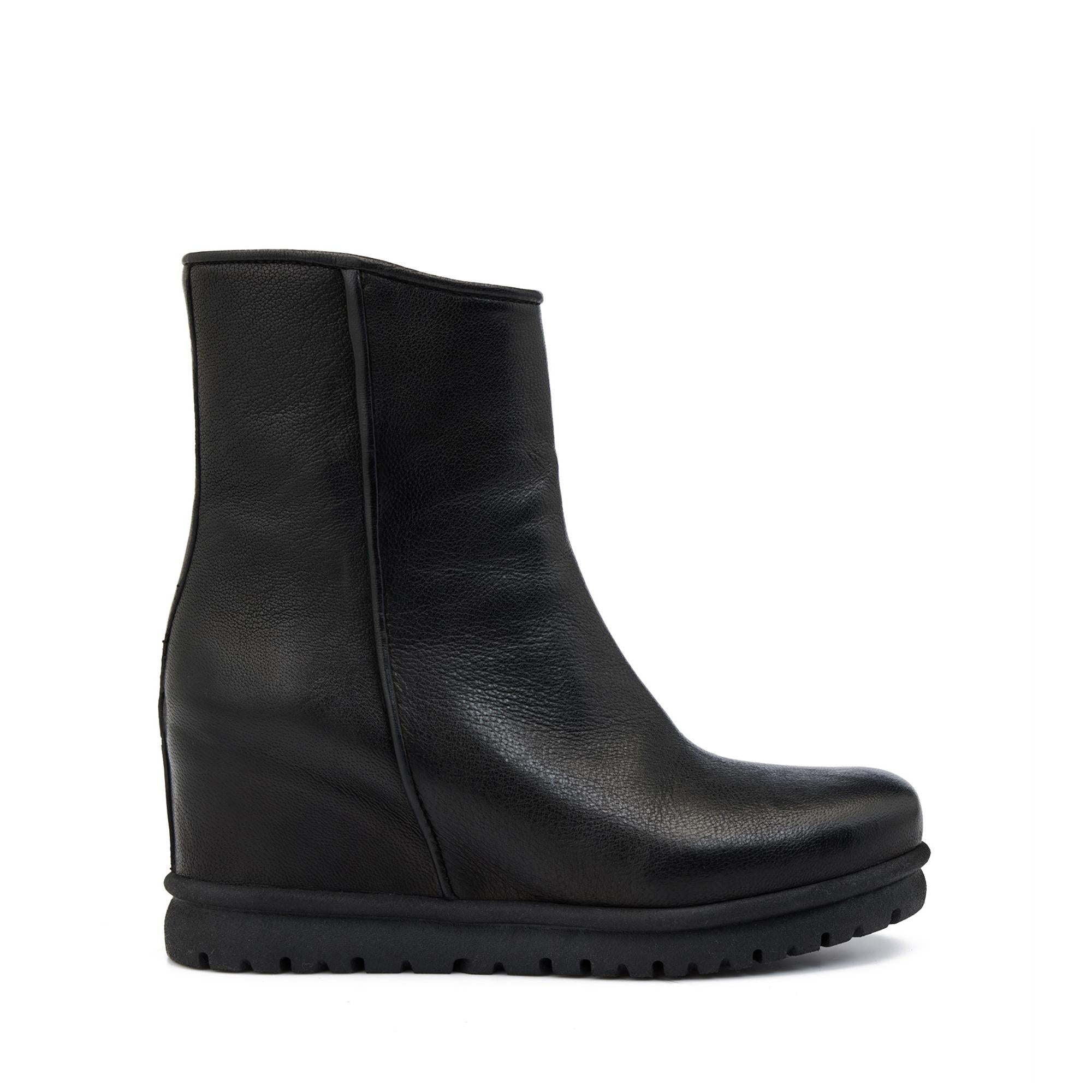 Tronchetto TARA in Pelle con Zeppa Interna TARA BOLD BLACK Patrizia Bonfanti 