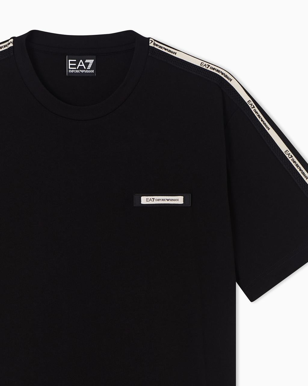 T-shirt girocollo Logo Series in cotone 7M001476 AF10375UC001 EA7 Emporio Armani 