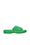 Sandali Mules Donna Bottega Veneta in Pelle Trapuntata Verde  Suola in Cuoio