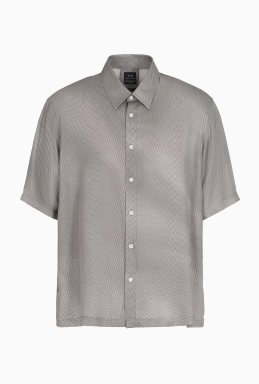 camicia in viscosa vestibilità loose fantasia a pois XM000426 AF13235F8030 Armani Exchange 