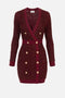 Abito in maglia bouclé con paillettes AM15Q 56E2CG3 Elisabetta Franchi 