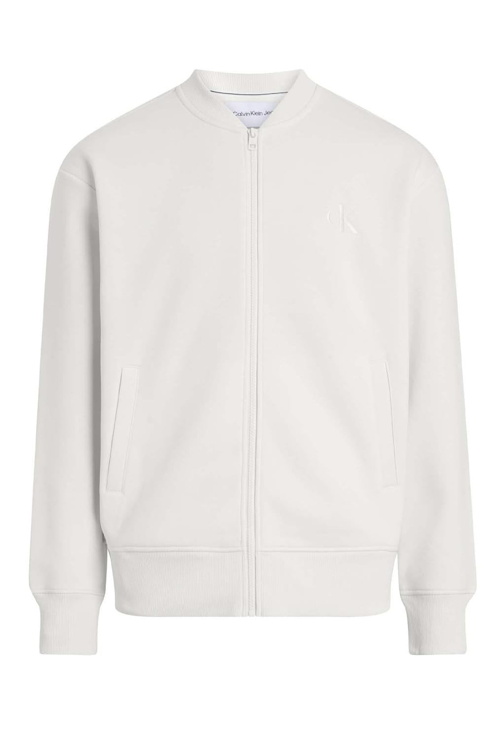 Giacca bomber in felpa Monogram<BR/> J30J325915 YBI Calvin Klein 