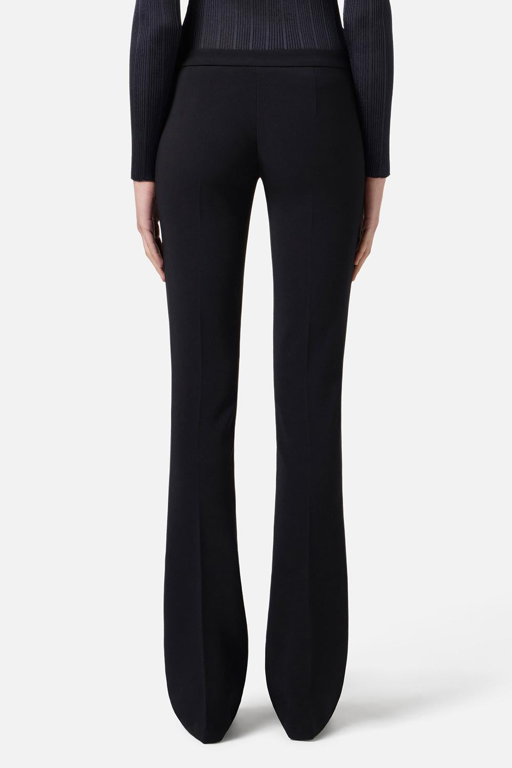Pantaloni in crêpe leggero<BR/> PA133 57E2110 Elisabetta Franchi 