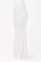 Gonna Lunga Elisabetta Franchi in Jersey Crêpe con Drappeggi GO162 63E2360 Elisabetta Franchi 