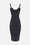 Crêpe dress with satin bows