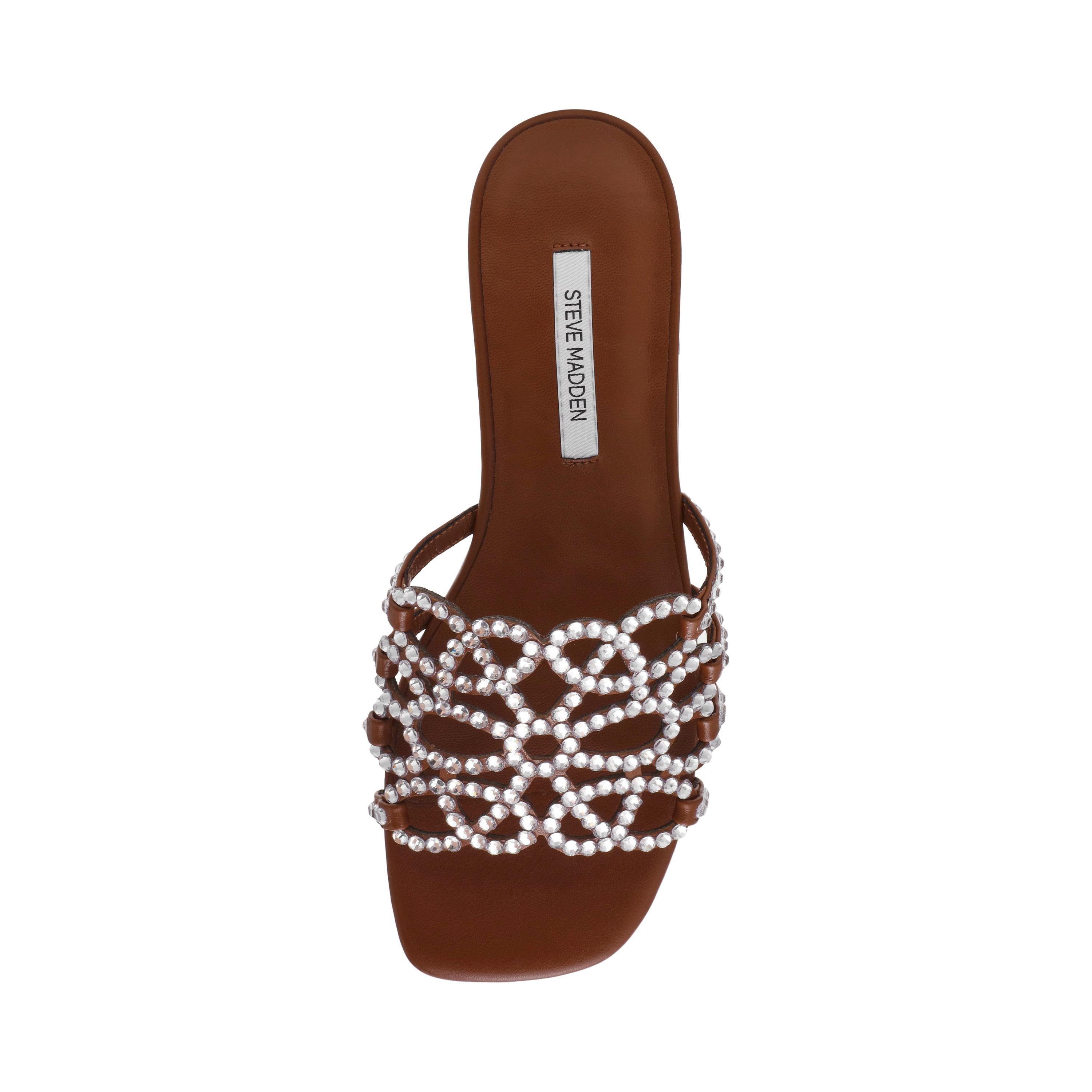 LOTUS-R - ciabatta flat in ecopelle LOTUS-R COGNAC Steve Madden 