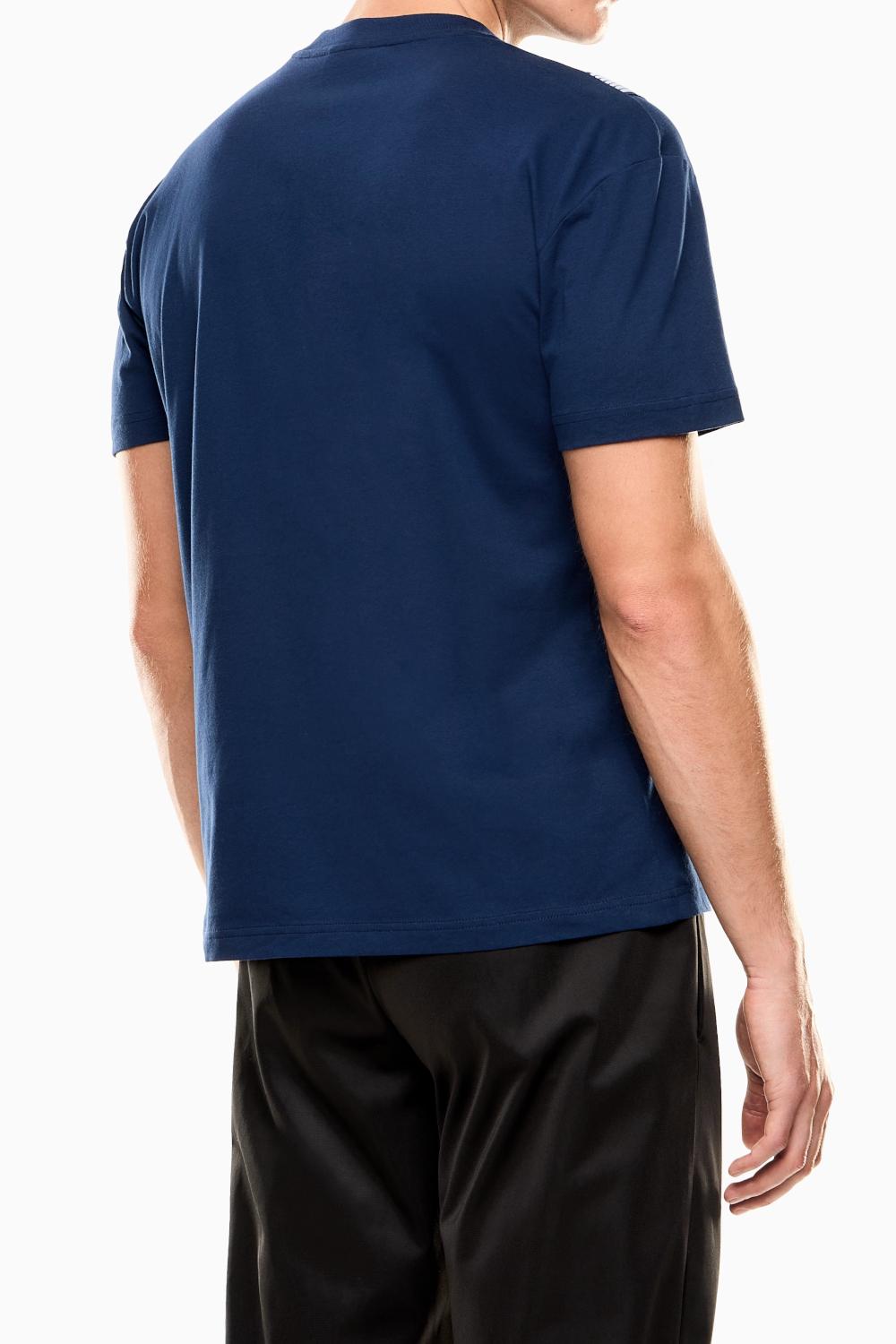 T-shirt girocollo 7 Lines in jersey di cotone EA7 Emporio Armani<BR/> 7M000266 AF10375UB107 EA7 Emporio Armani 