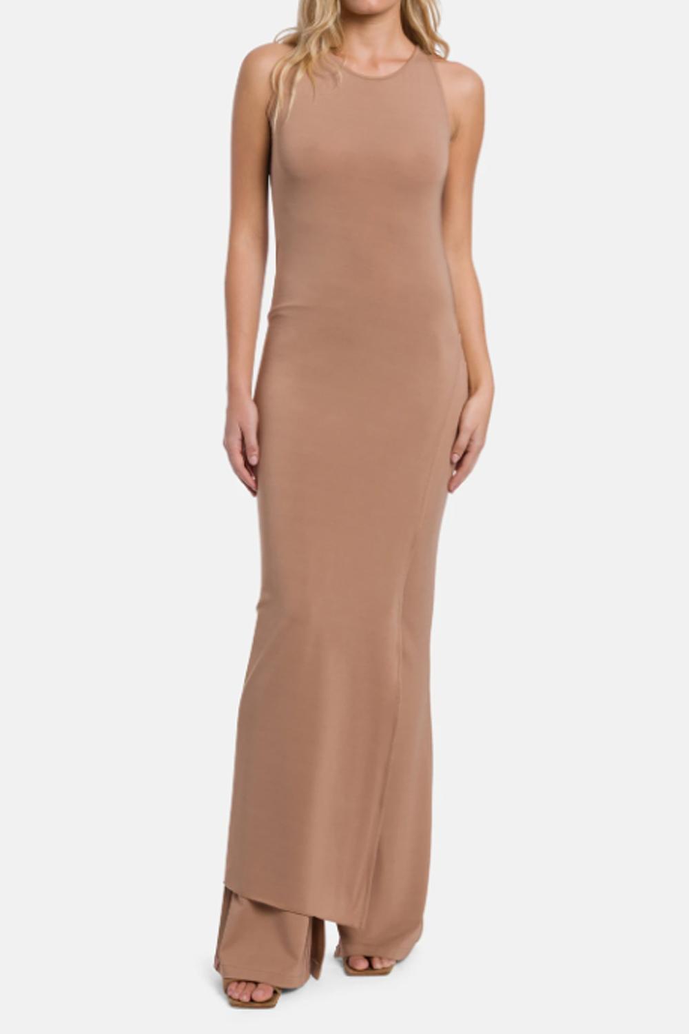 Abito lungo in jersey viscosa DA513 JS0316D-XXX706 Dondup 