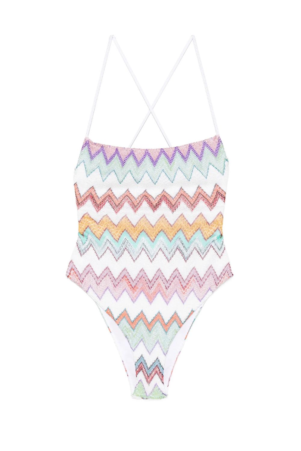 Costume intero Missoni con motivo a chevron MC25SP01 BR014KSM9X5 Missoni 