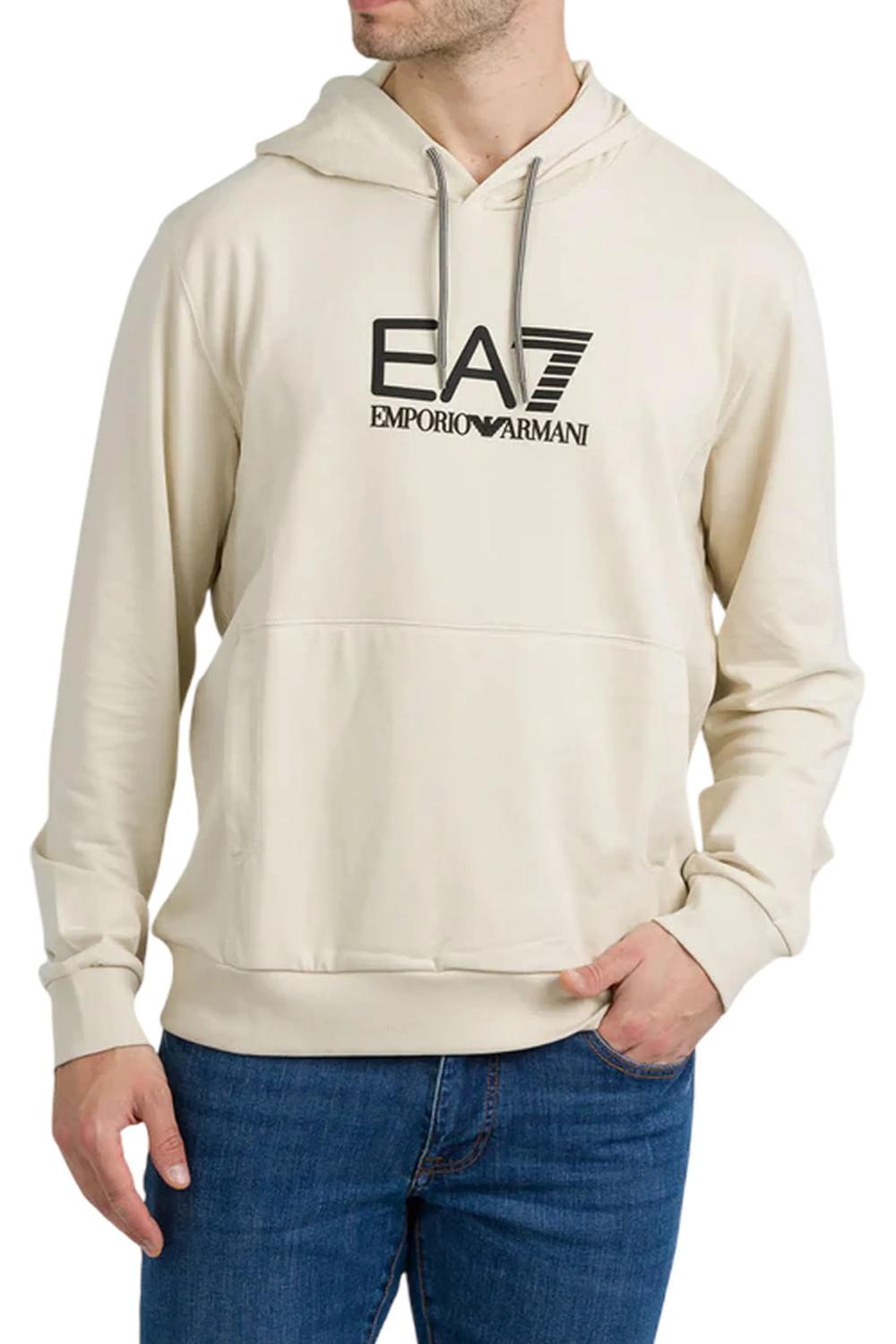 Felpa con Cappuccio Visibility EA7 Emporio Armani<BR/> 7M000230 AF13512M1013 EA7 Emporio Armani 