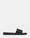 flat slipper with eco-leather sole. high band on the foot. studded with rhinestones in tone