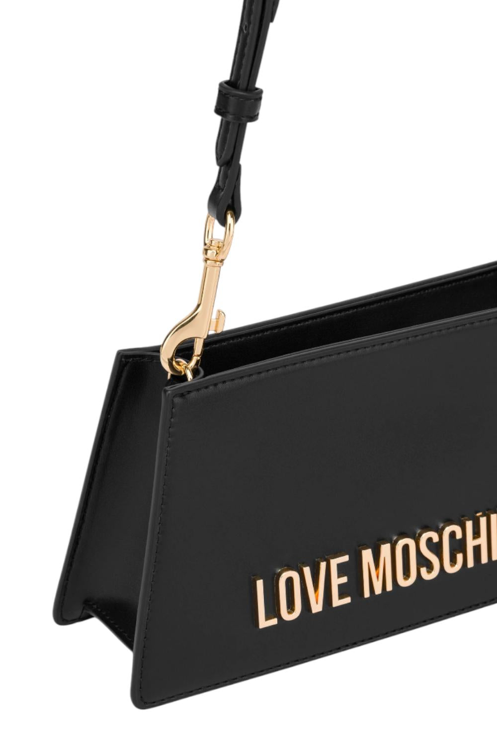 Borsa a spalla con logo Lettering<BR/> JC4095PP1N LL0000 Love Moschino 