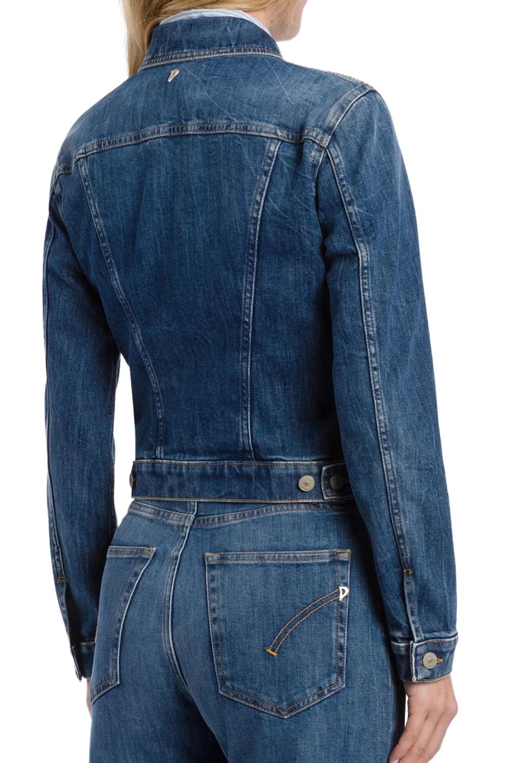 Giubbino slim in denim stretch DJ777 DS0107D-MC2800 Dondup 