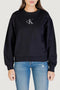 Felpa Donna Calvin Klein Jeans Girocollo con Logo Monogram Ricamato LV047E828G /UB1 Calvin Klein 