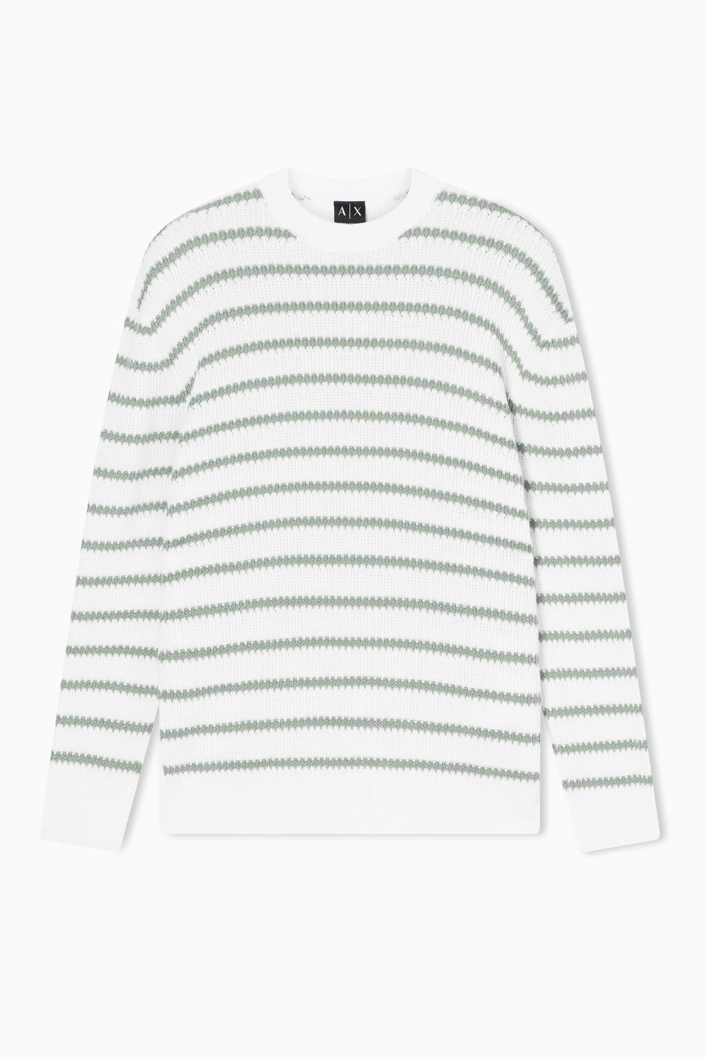 Maglione Girocollo a righe colorate XM002172 AF18754F0193 Armani Exchange 