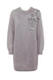 ABITO IN MOHAIR CON RICAMO PATCH RF5151 MS03763917 Blugirl 