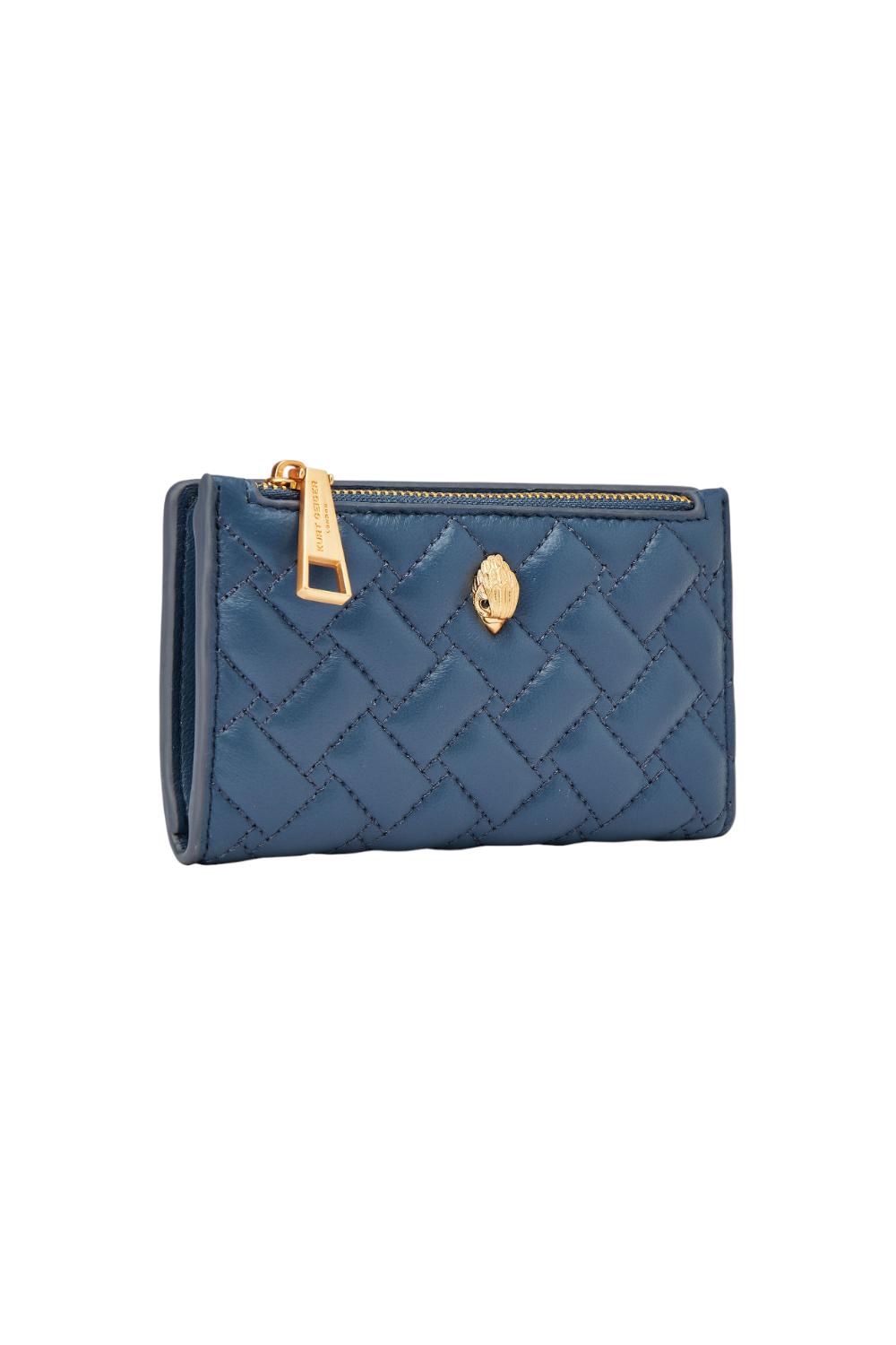 Portafoglio Kensington Bifold in pelle <BR/> 4703989109 /BLUE Kurt Geiger London 