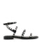 TRAVEL - sandalo basson borchie TRAVEL BLACK BLACK Steve Madden 