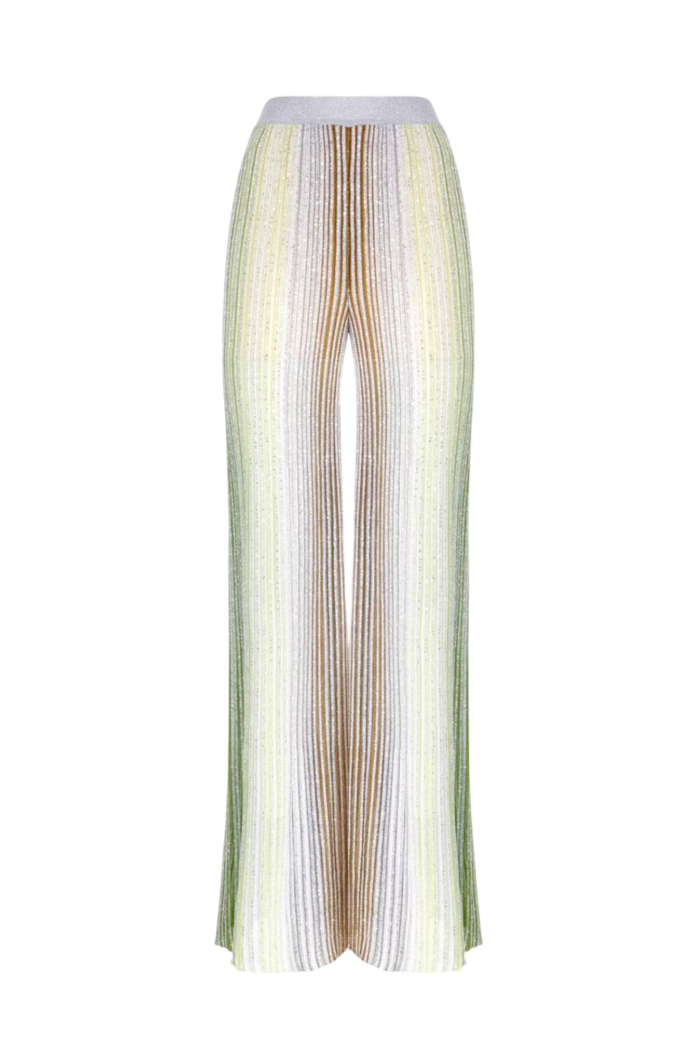 Pantapalazzo parzializzati a righe con paillettes DS25SI0B BK042DSM9N9 Missoni 