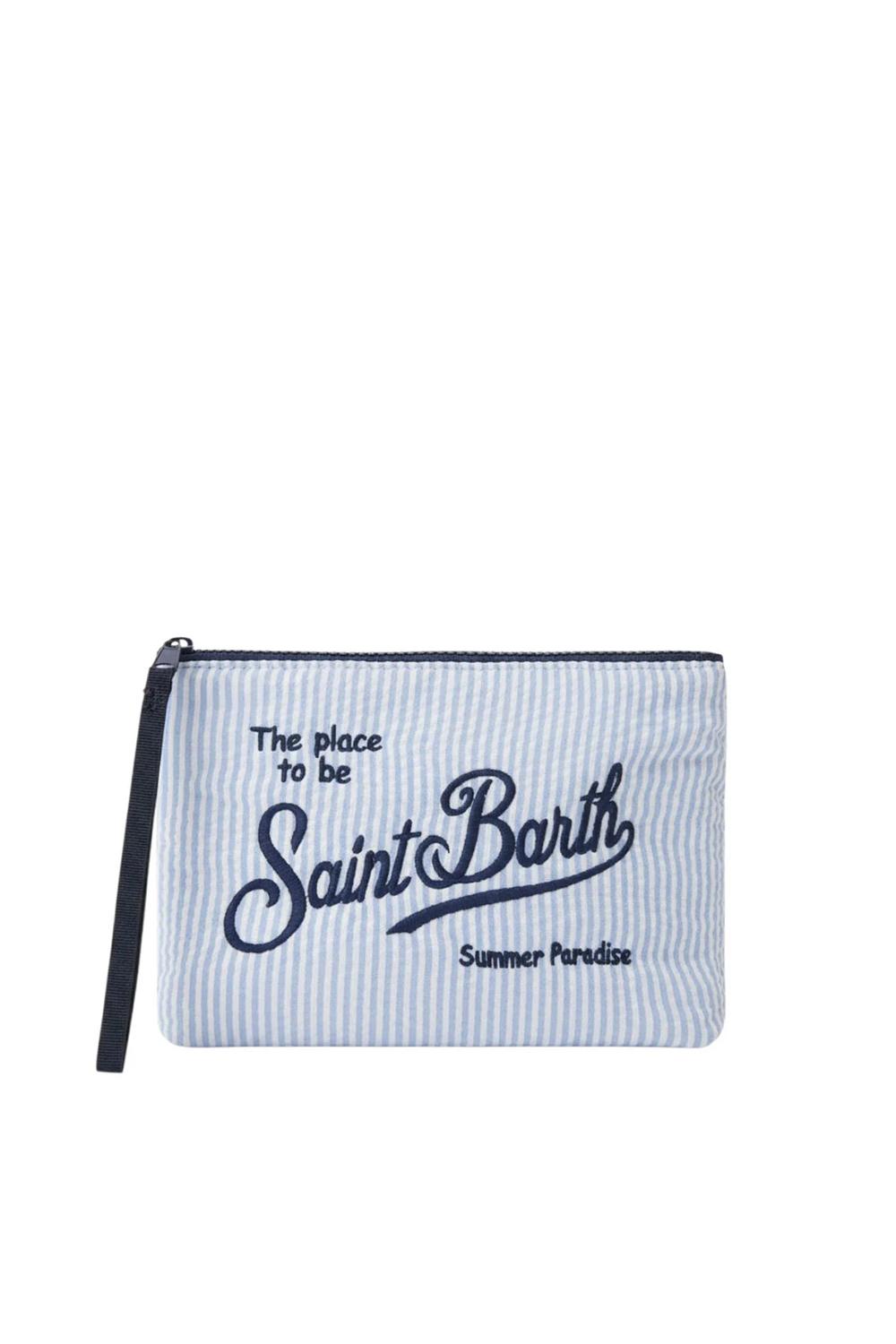 Pochette Aline In Cotone Increspato A Righe ALI0049 -00361L Mc2 Saint Barth 