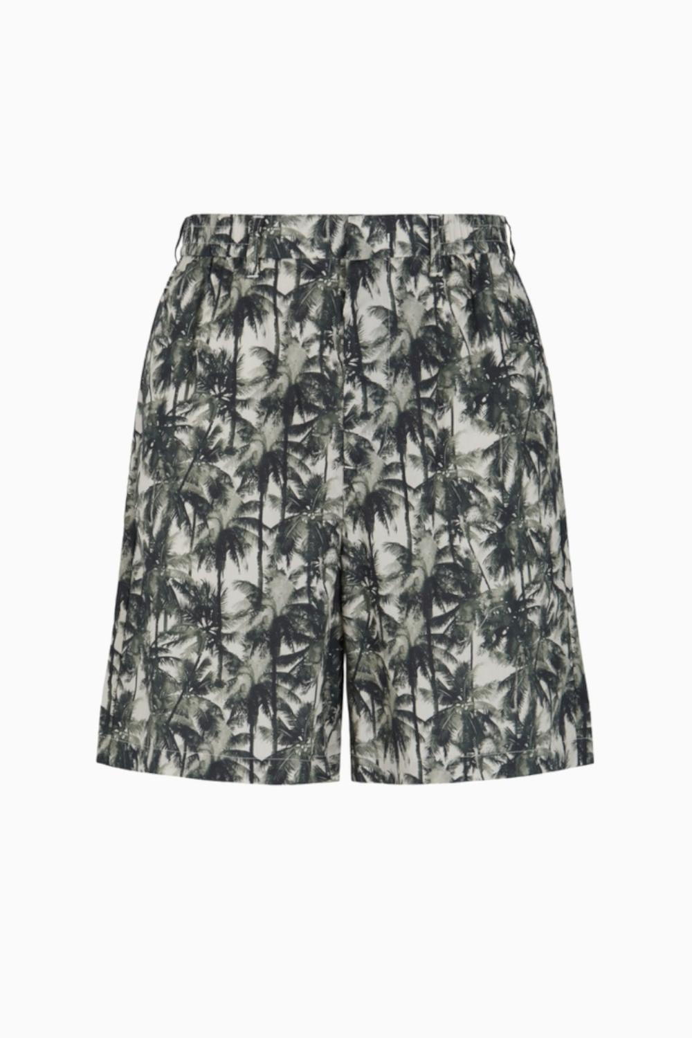 maxi bermuda vestibilità loose fantasia palme XM000427 AF14869F0039 Armani Exchange 