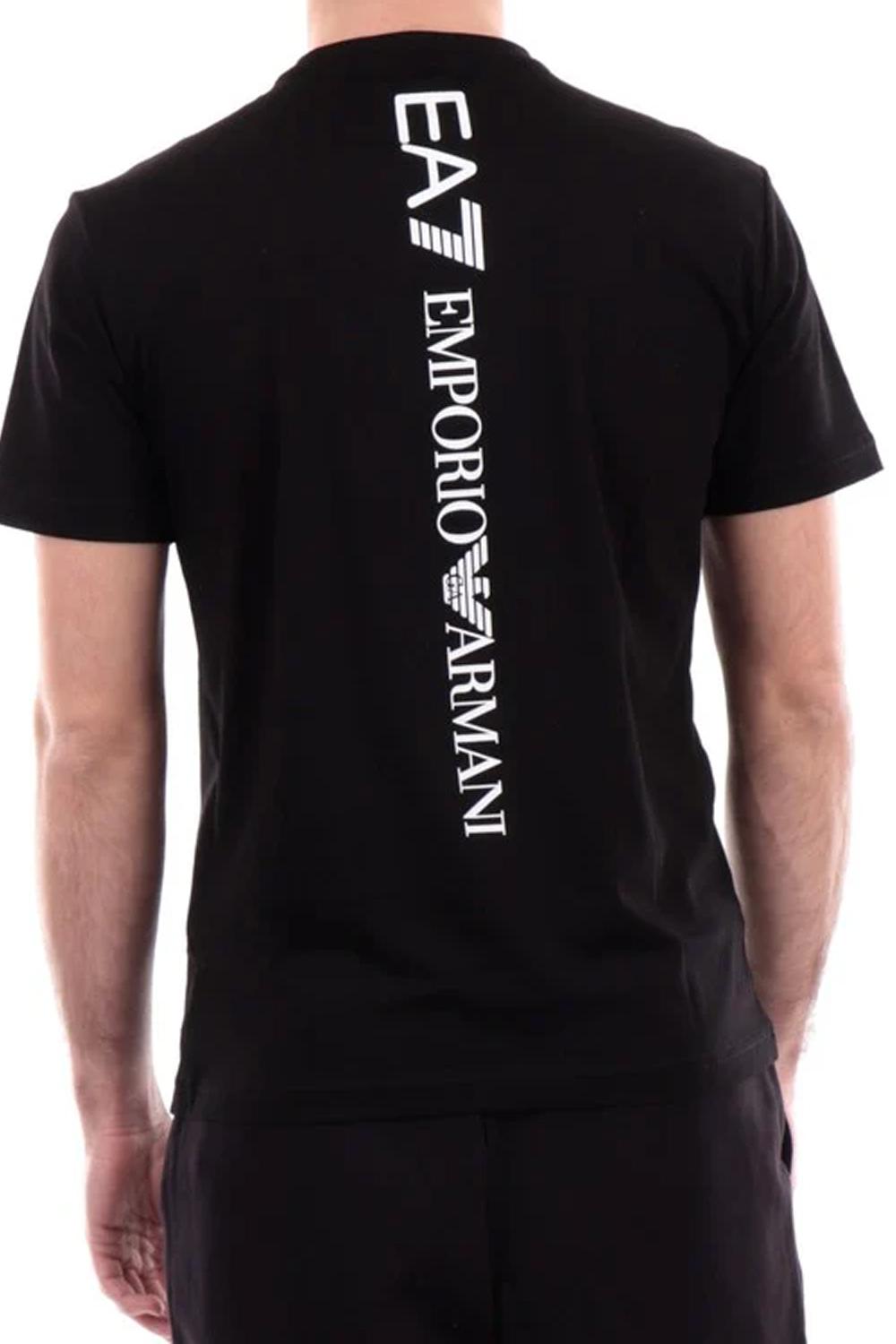 T-shirt girocollo Logo Series in jersey di cotone EA7<BR/> 8NPT18 PJ02Z1200 EA7 Emporio Armani 