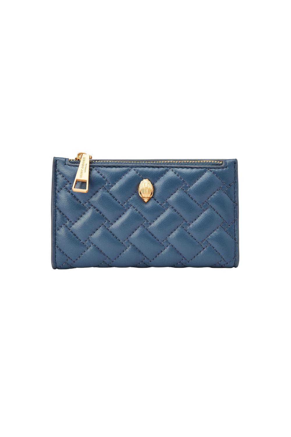 Portafoglio Kensington Bifold in pelle <BR/> 4703989109 /BLUE Kurt Geiger London 