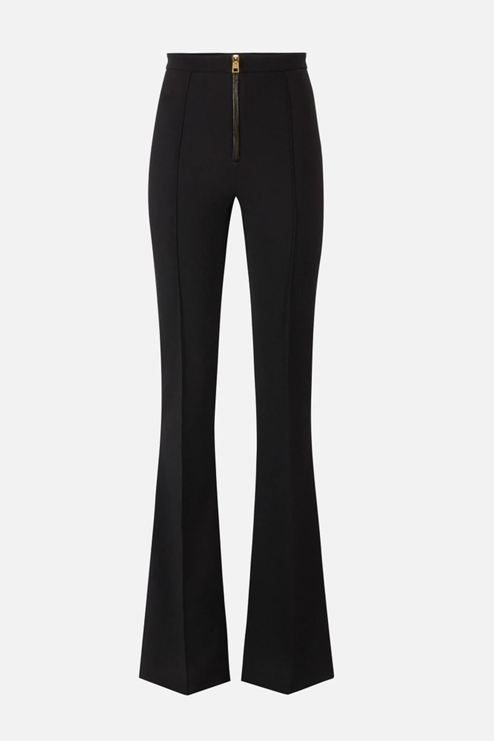 Pantaloni in doppio crêpe<BR/> PA122 56E2110 Elisabetta Franchi 