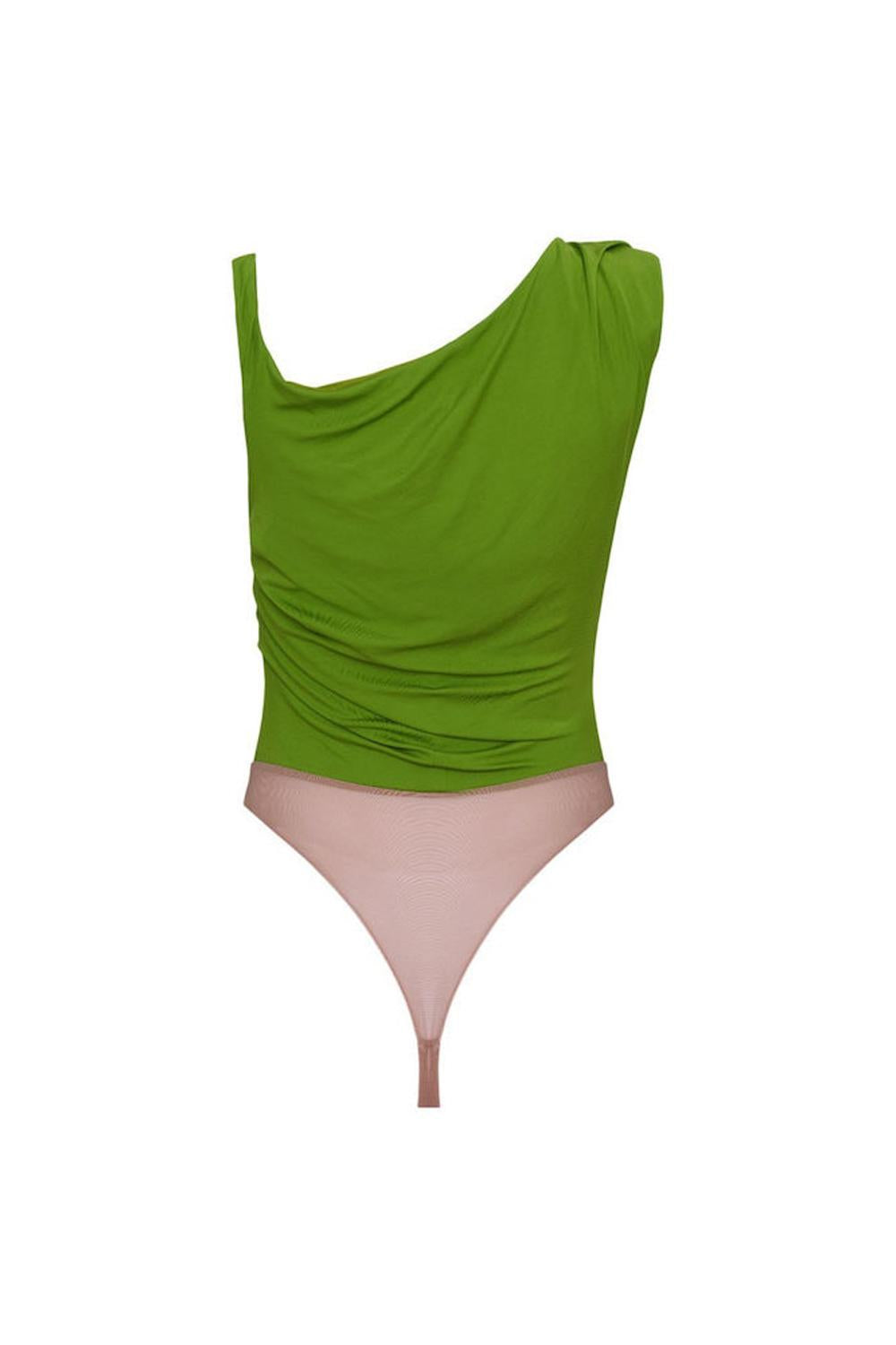 Body Monospalla Elisabetta Franchi in Jersey con Dettaglio in Metallo Dorato BO013 61E2EV3 Elisabetta Franchi 