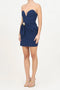 Abito in crêpe fluido con macro fiocco<BR/> AB704 51E2DC8 Elisabetta Franchi 
