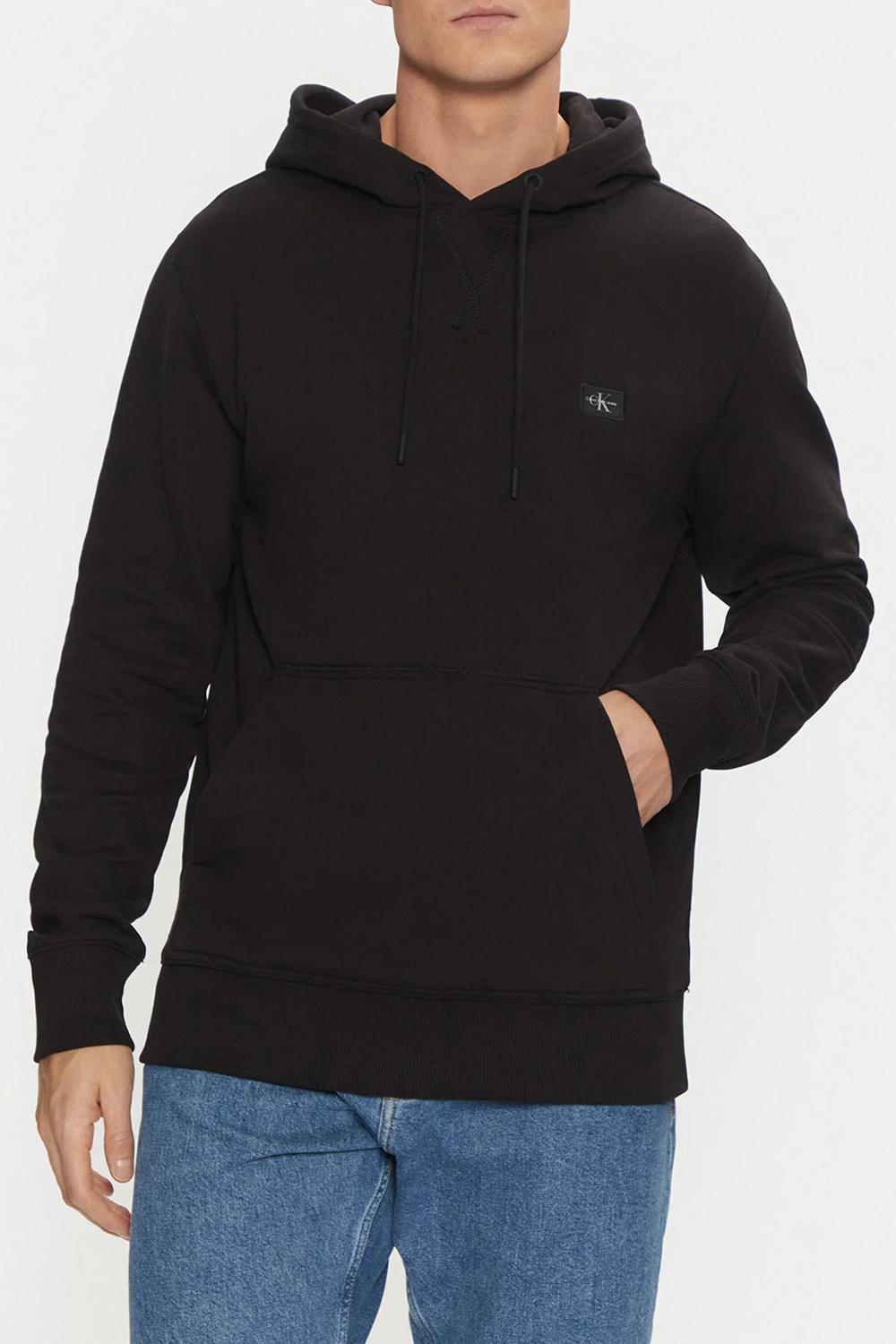 Felpa con cappuccio in cotone<BR/> J30J327113 BEH Calvin Klein 