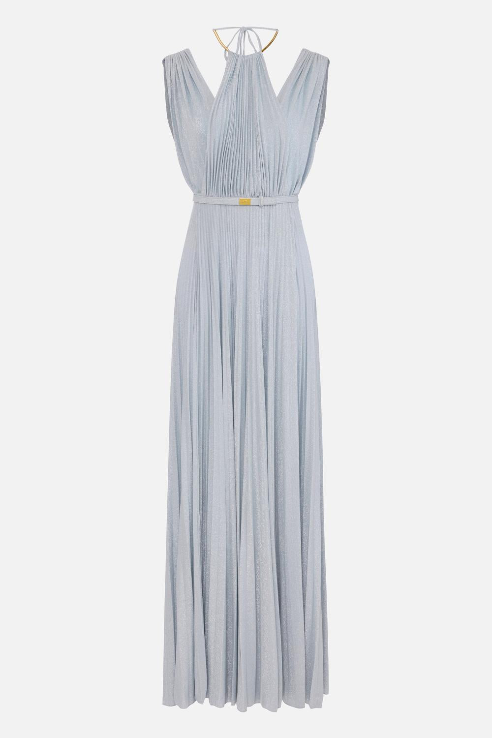 Abito Red Carpet in jersey lurex con cintura<BR/> ABR21 52E2A28 Elisabetta Franchi 