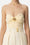 Flowing crepe top with jewel decoration<br>