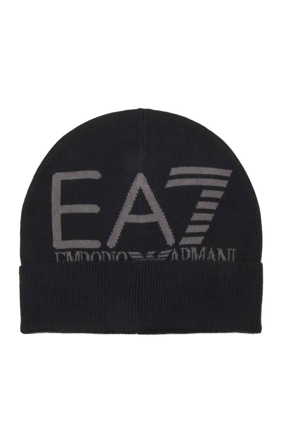 Beanie Visibility con maxi logo EA7 7X000006 AF11994MC041 EA7 Emporio Armani 