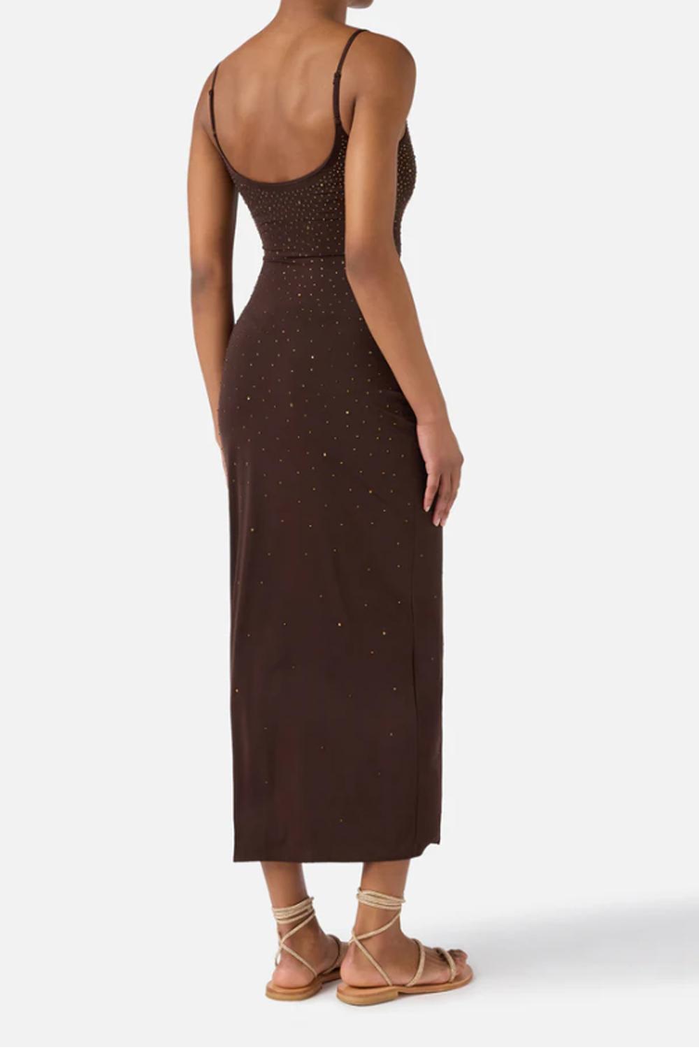 Abito lungo Evy con strass effetto degradé EYV0001 -01830L Mc2 Saint Barth 