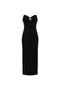 Tubino in crêpe fluido con macro fiocco<BR/> AB769 51E2110 Elisabetta Franchi 