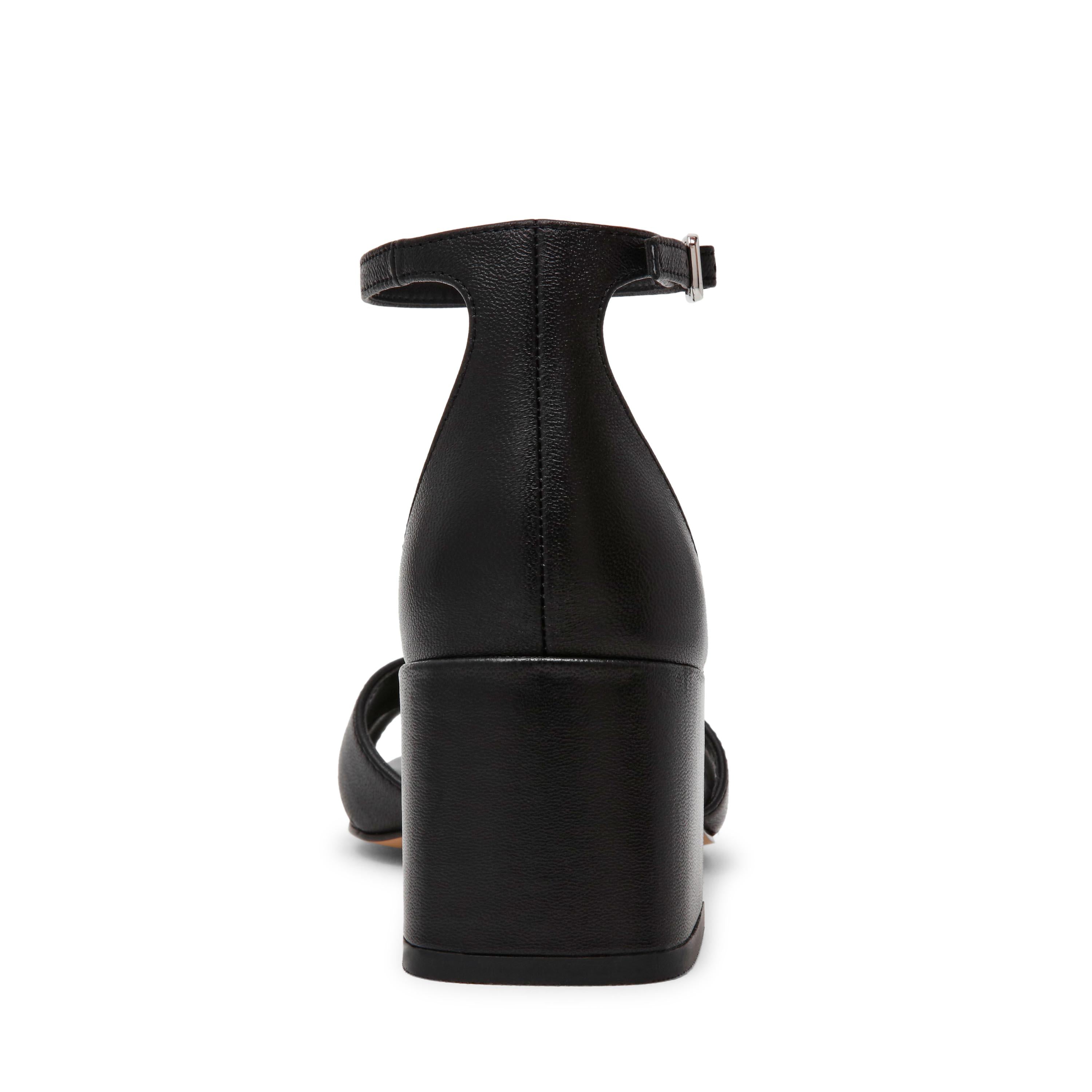 Sandali con tacco largo Steve Madden FERGIE BLACK LEATHER Steve Madden 