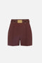 Shorts Elisabetta Franchi in Tessuto Tecnico Bielastico con Cintura e Logo<BR/> SH008 61E2644 Elisabetta Franchi 