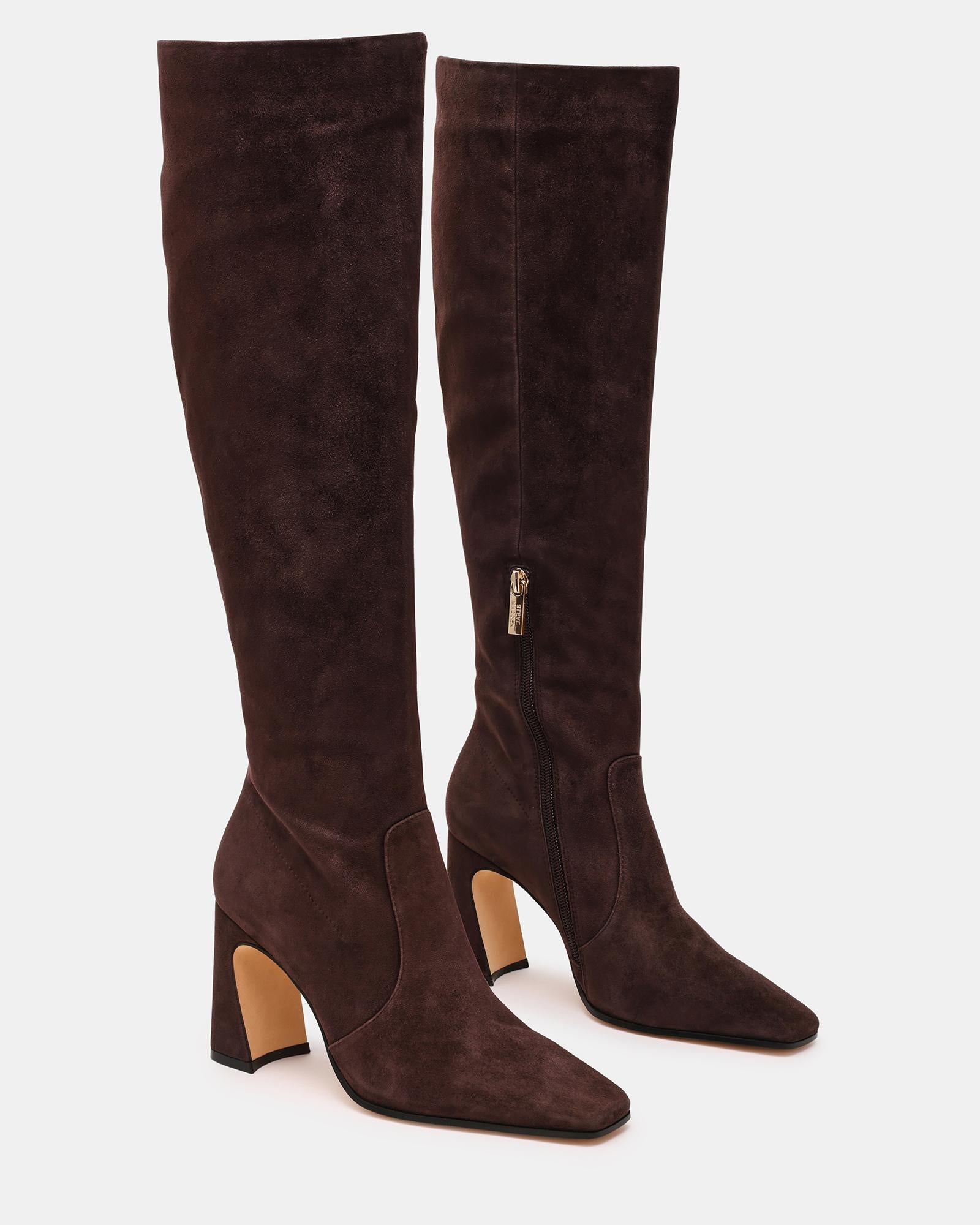 Stivale TREASURY in Suede TREASURY /BROWN Steve Madden 