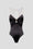 Lycra body with tulle straps<br>