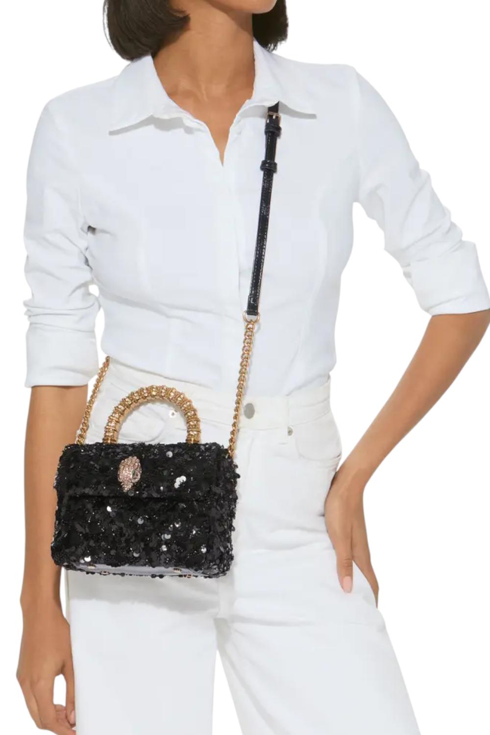 Borsa con manico mini Kensington<BR/> 2708809779 /BLACK Kurt Geiger London 