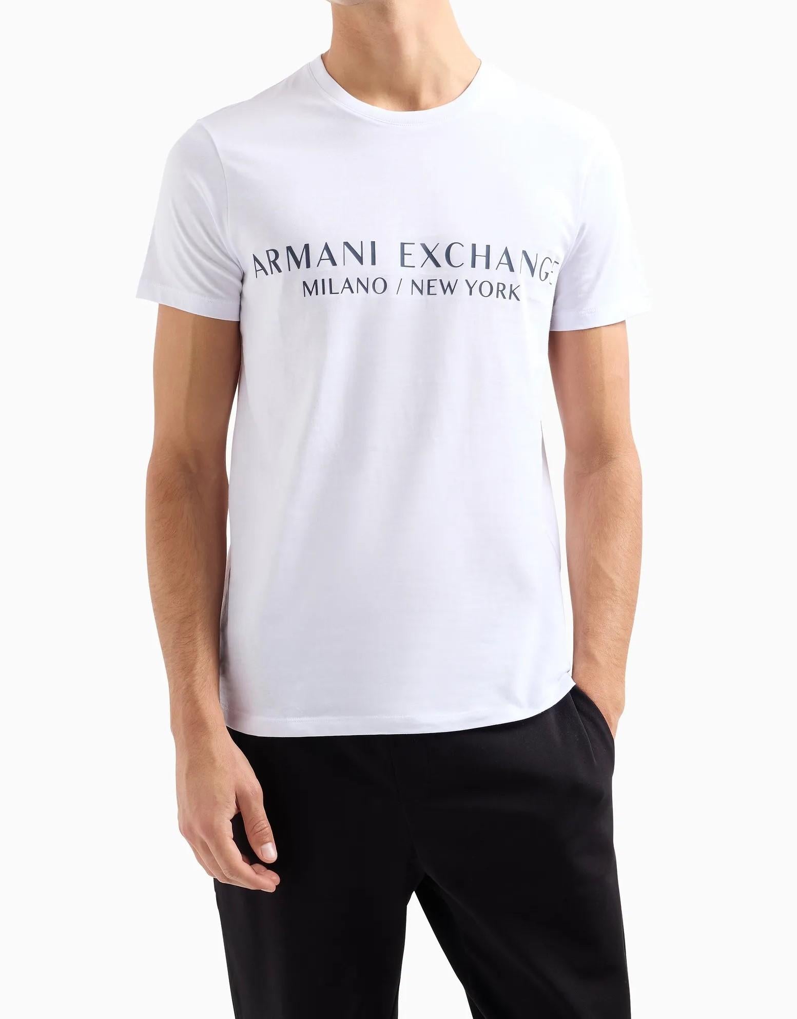 T-Shirt in Cotone con Logo 8NZT72 Z8H4Z1100 Armani Exchange 
