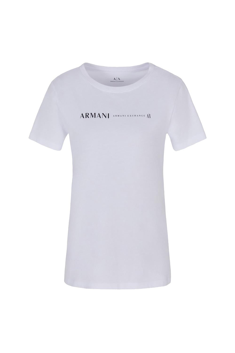 T-shirt slim fit con logo in cotone Armani Exchange A | X 6DYT12 YJG3Z1000 Armani Exchange 